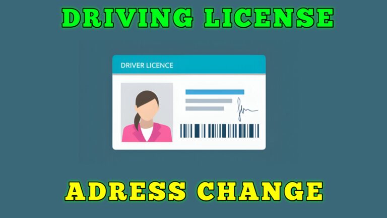 Guide to Change Your Driving License Address (Online & Offline)